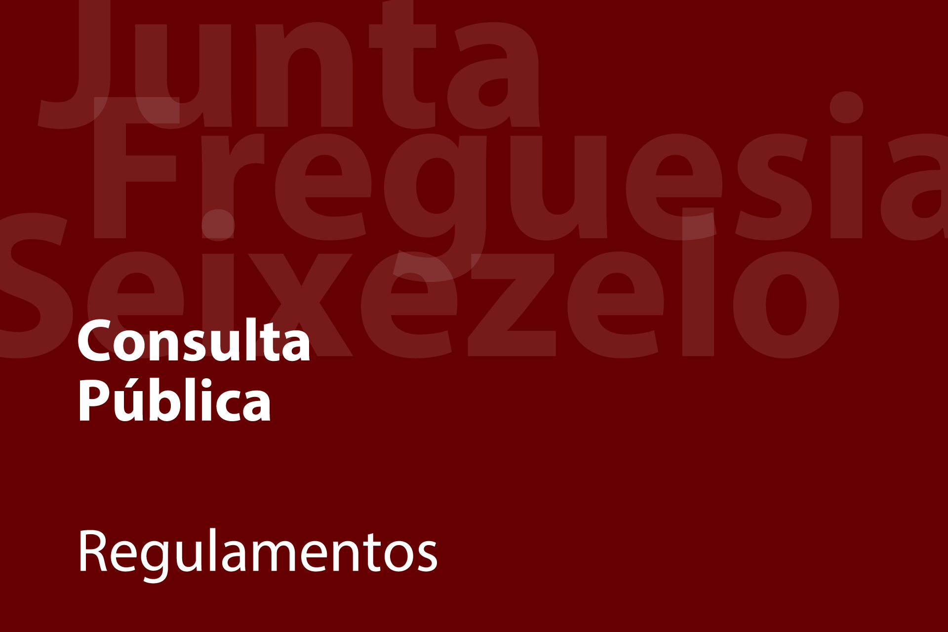 Consulta Pública